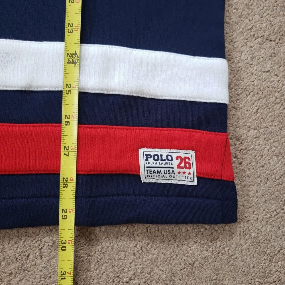 NWT Polo Ralph Lauren Team USA 2026 Sz Medium Mens Heavy Rugby Long Sleeve Shirt - Picture 7 of 9